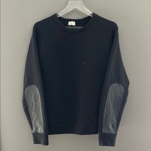 Club Monaco, black quilted sweater size L